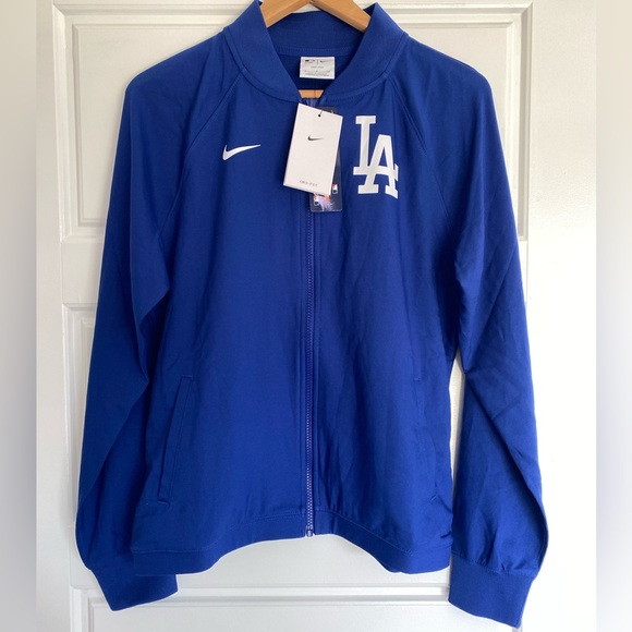 Nike Women’s Dodgers Dri-Fit Zip Up Jacket - Picture 1 of 4